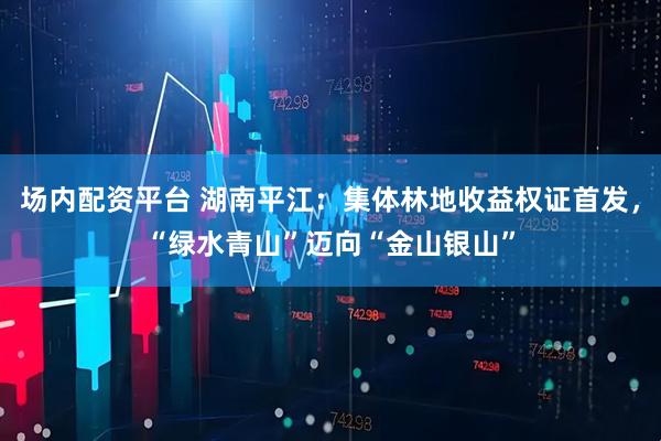 场内配资平台 湖南平江：集体林地收益权证首发，“绿水青山”迈向“金山银山”